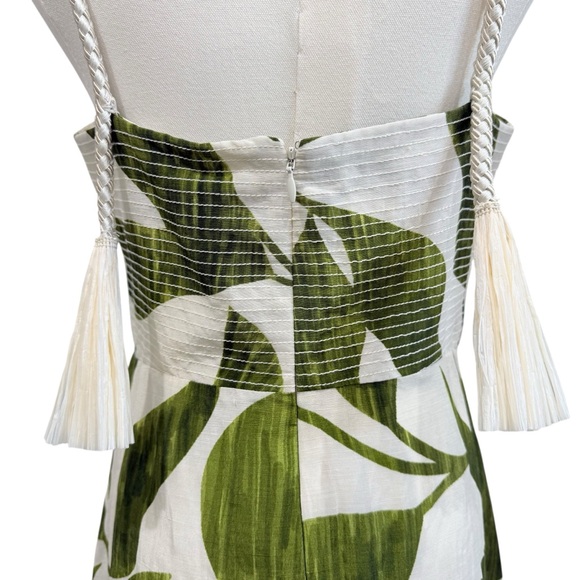 Antonio Melani M.G. Style Finley Linen Blend Sweetheart Neck Maxi Dress NWT $249 - Picture 6 of 16